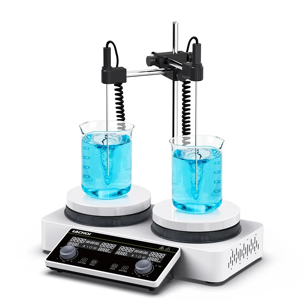 Magnetic Stirrer Hotplate - Agitateur magnétique asynchrone multi-positions MSC, plaque