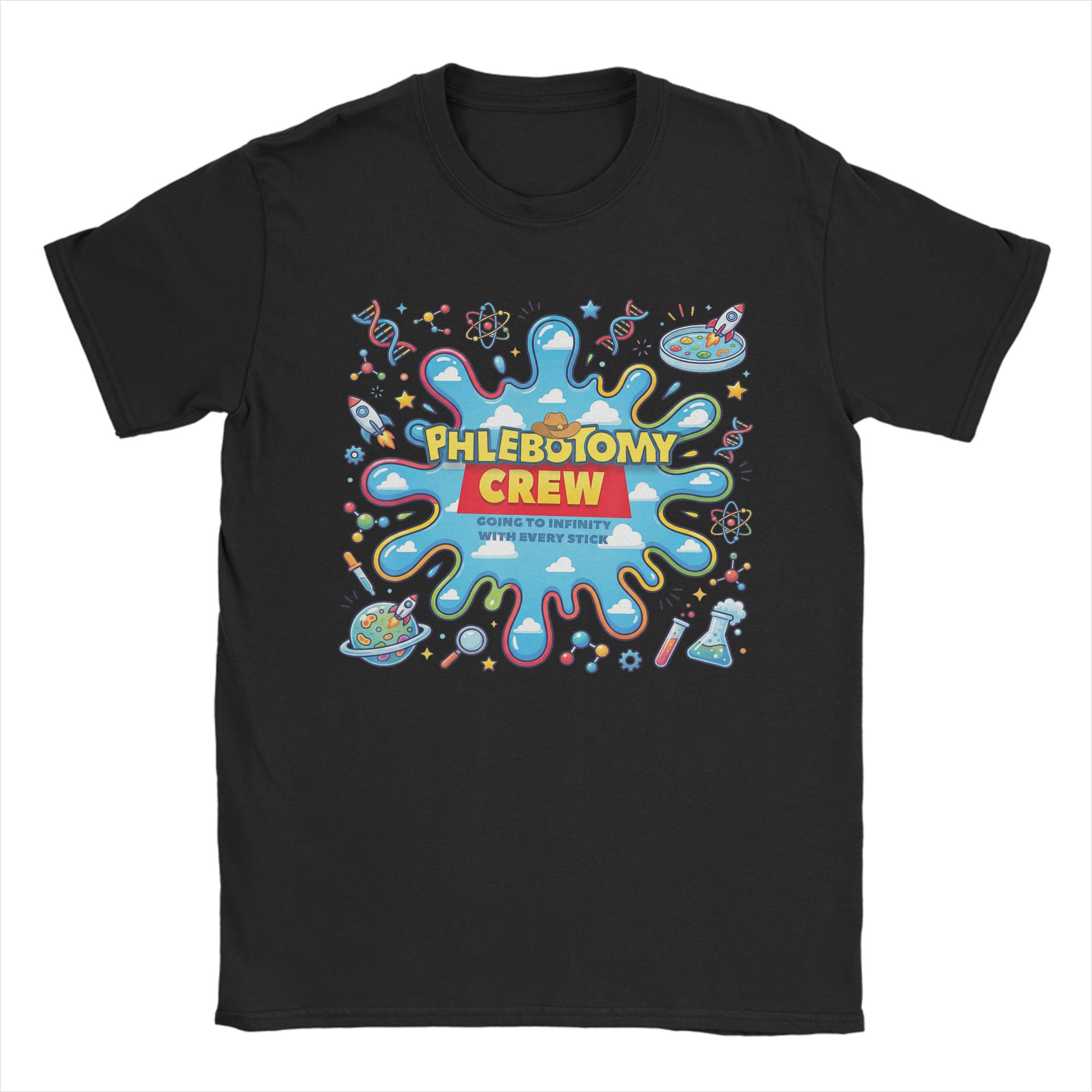 Medical Lab Week 2026 - T-shirts pour hommes « Phlebotomy Crew
