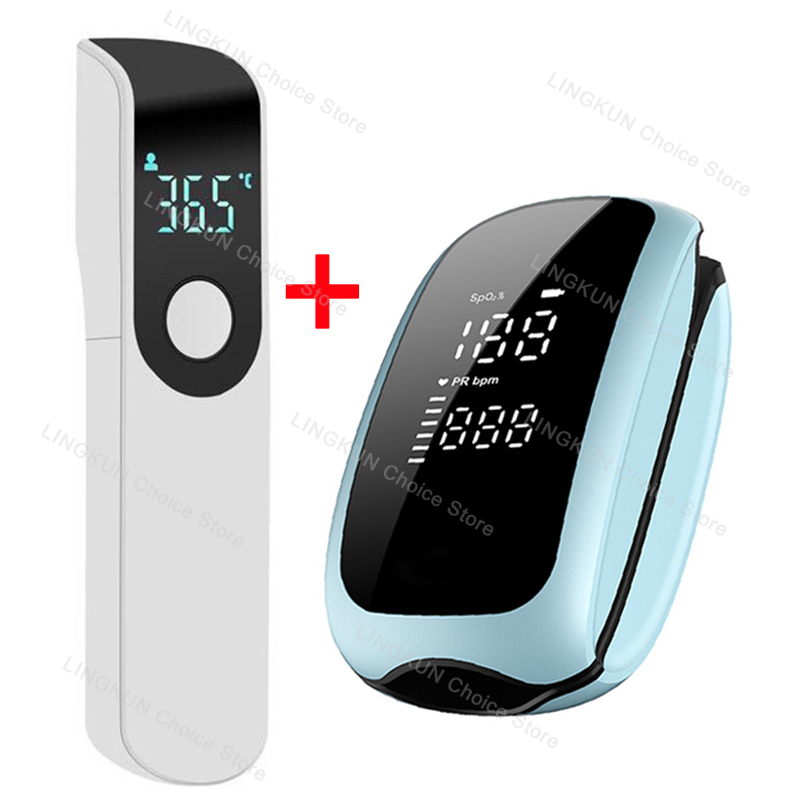 Digital Thermometer Infrared - Oxymètre Rechargeable thermomètre de fièvre infrarouge