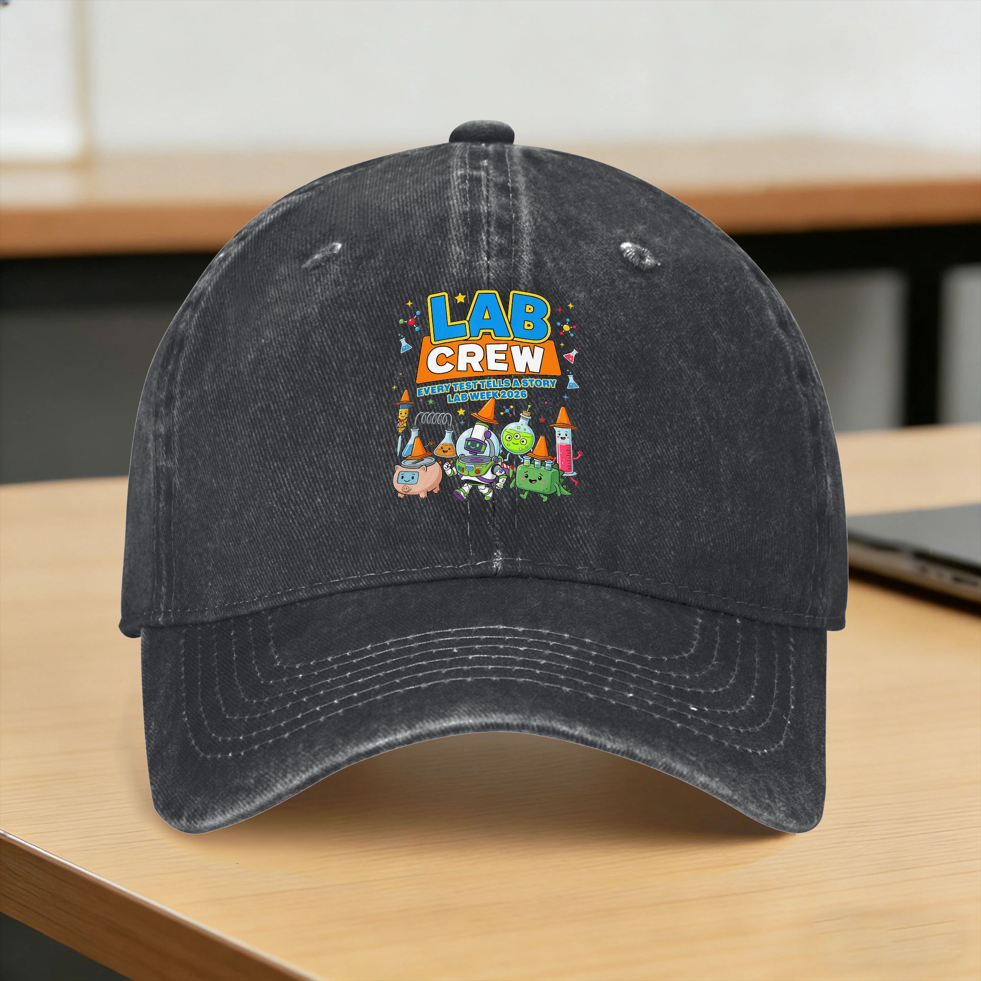 Medical Lab Week 2026 - Casquette de baseball rétro imprimée pour
