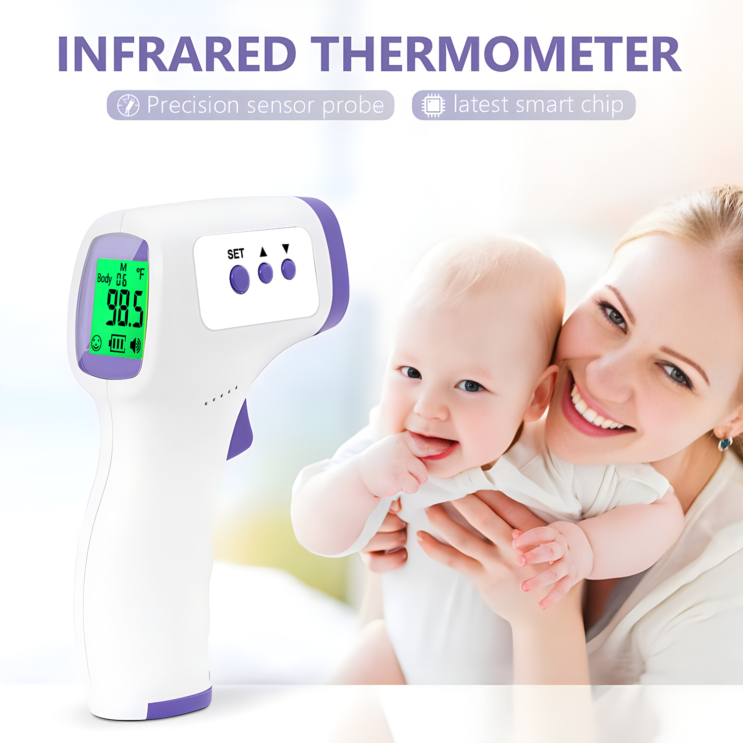 Thermomètre frontal numérique  - Digital Thermometer Infrared avis et prix