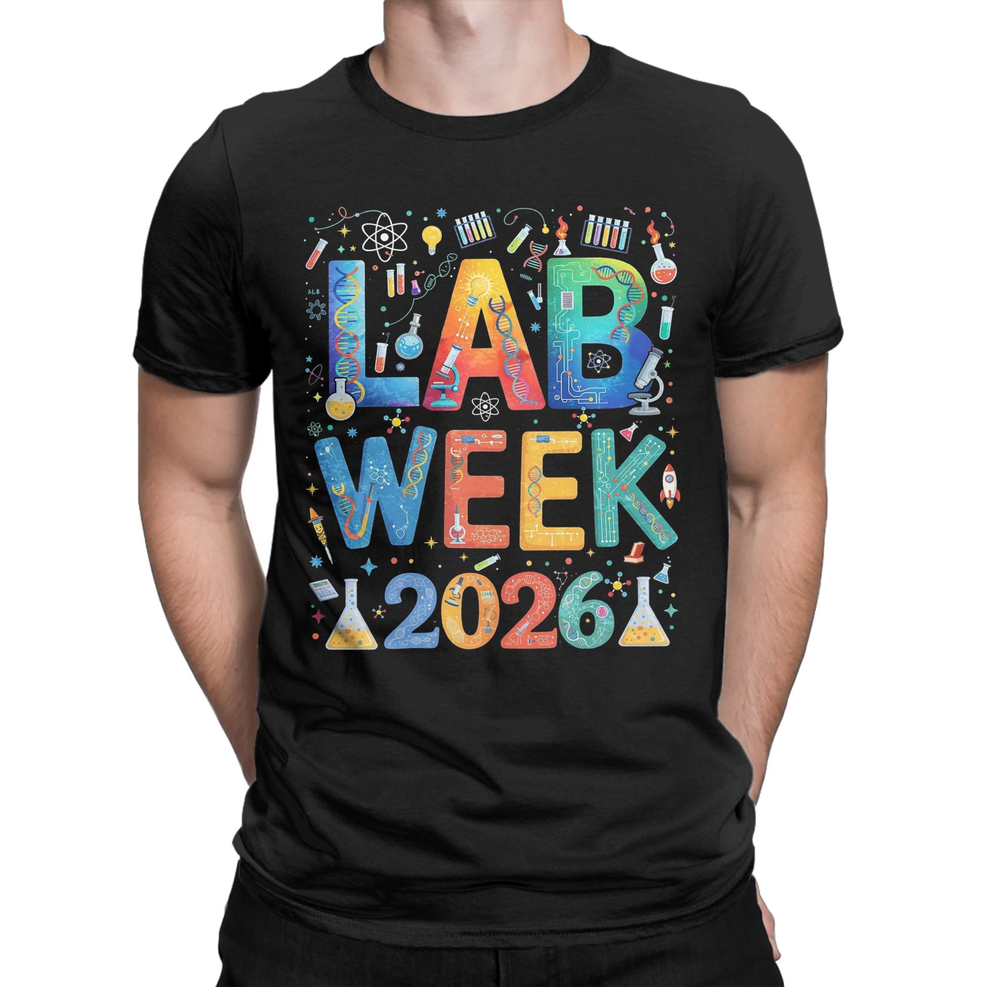 T-shirt décontracté 100 % coto - Medical Lab Week 2026 avis et prix