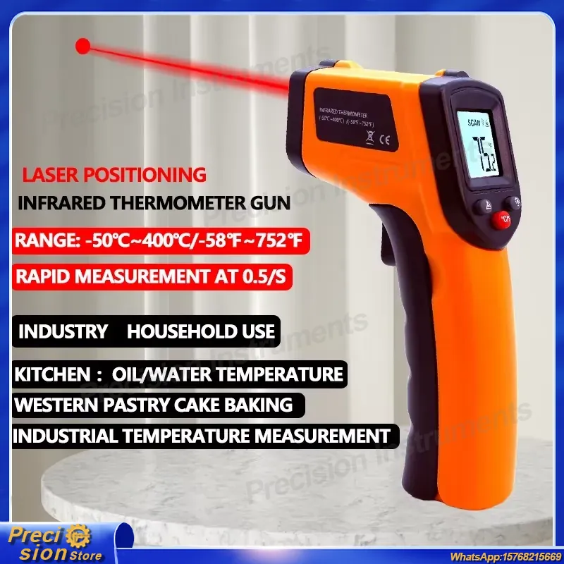 Thermomètre infrarouge sans co - Digital Thermometer Infrared avis et prix